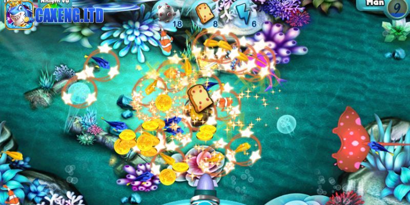 Ưu điểm nổi bật của game bắn cá tại Caxeng